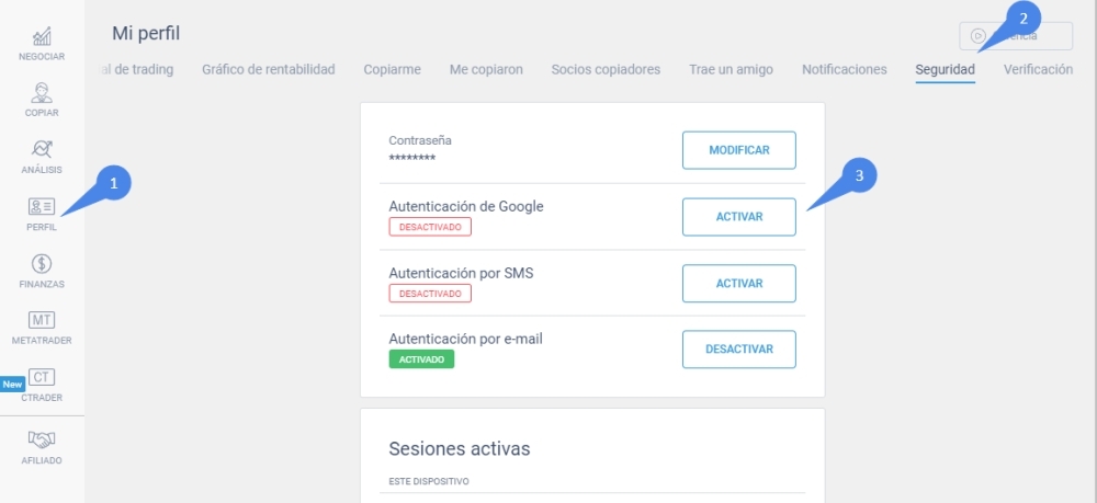 LiteFinance: Aumente la seguridad de sus cuentas con la autenticación de dos factores | LiteFinance